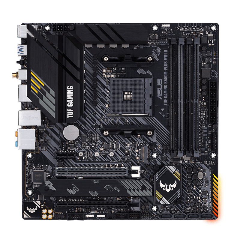 华硕（asus）tuf gaming b550m-plus wifi ii 重炮手主板支持cpu 5600x/5600g（amd b550/socket am4）